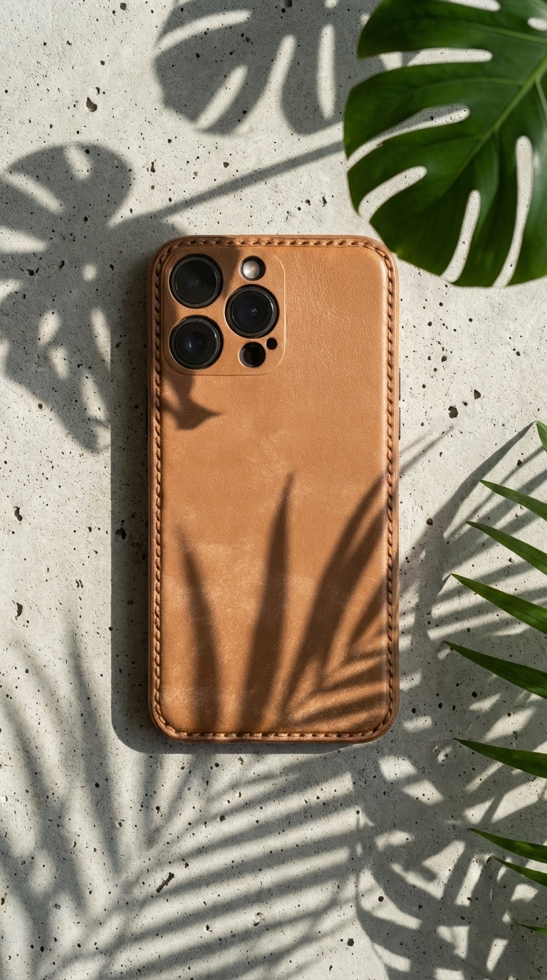 Kakavy Full-Grain Leather Unibody iPhone Case - The Art of Pure Leather Craft detail image 4
