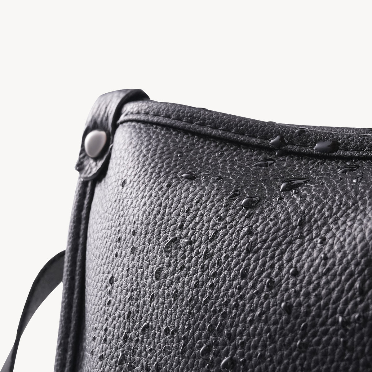 Top-Grain Leather Messenger Bag
