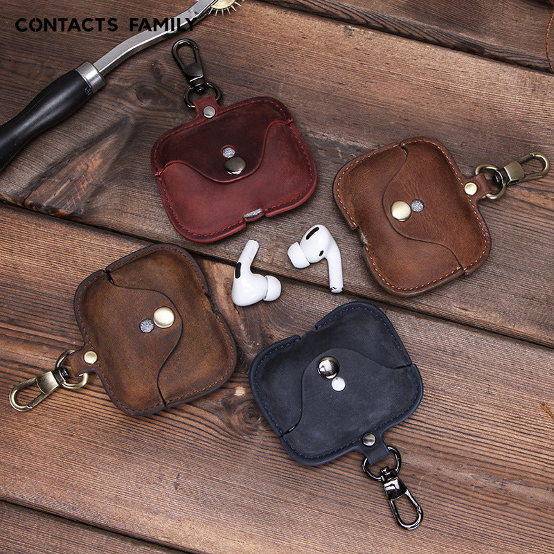 KAKAVY Genuine Leather AirPods Pro Case leather AirPods case main product photo