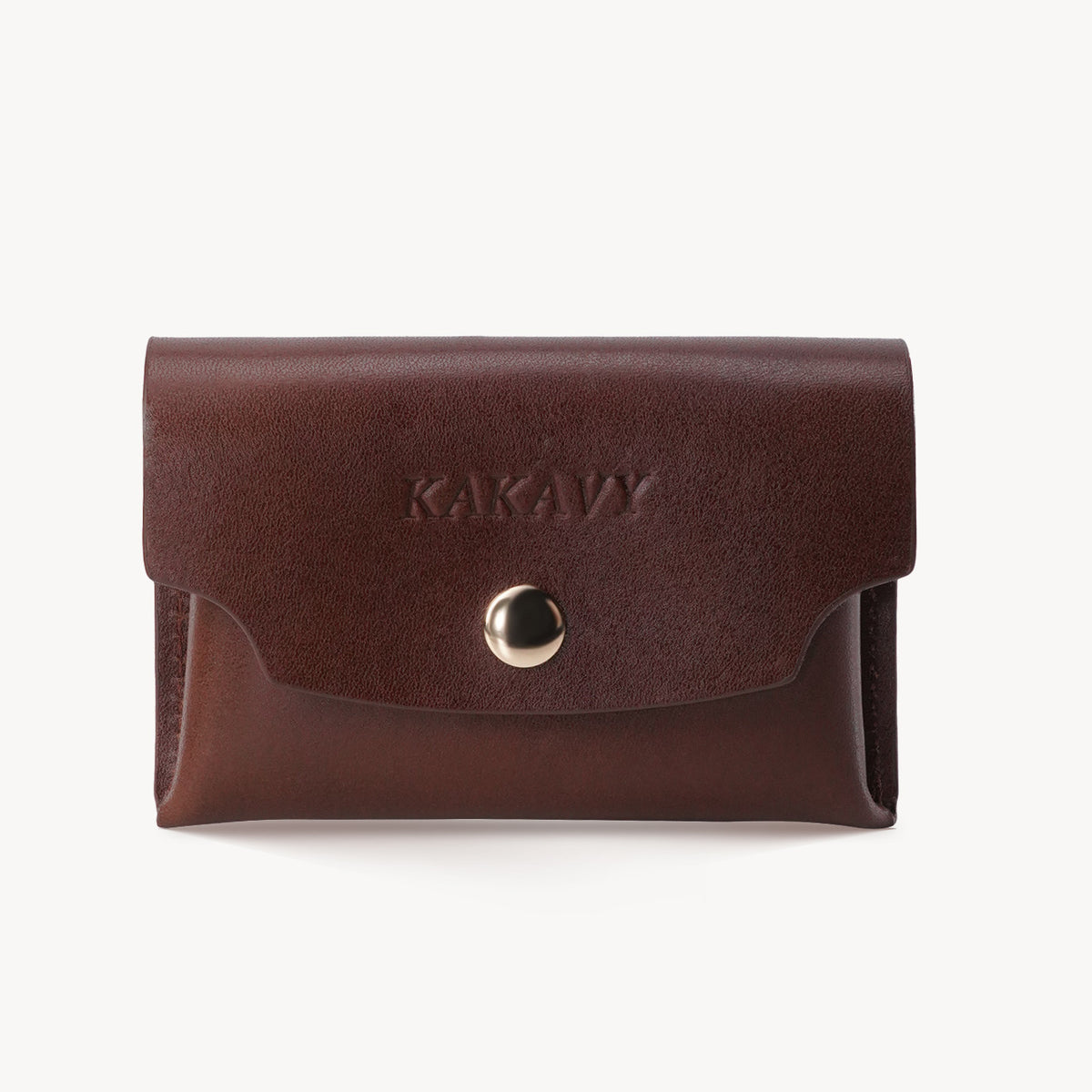 Handcrafted Full-Grain Leather Snap Wallet