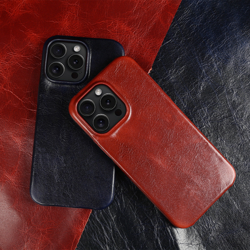 KAKAVY Genuine Leather iPhone Case detail image 5