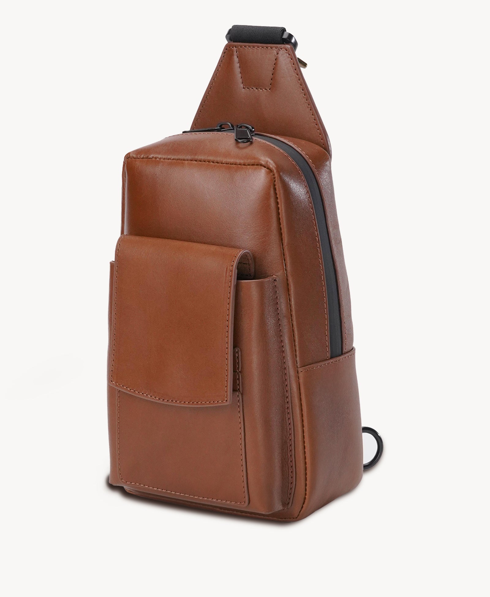 Bauletto da moto in pelle vintage americana