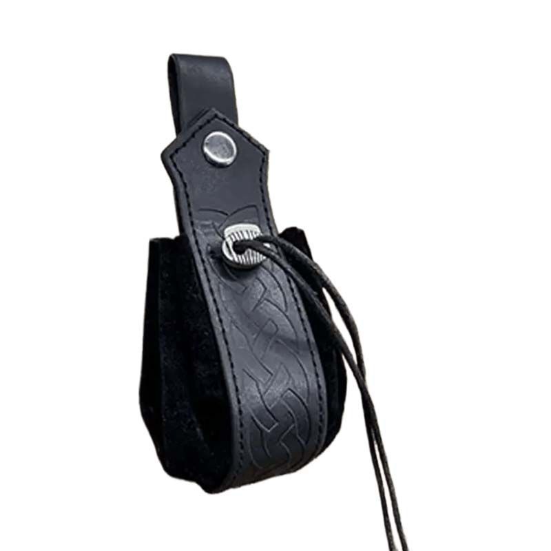 KAKAVY Vintage Leather Utility Belt Bag - Multi-Pocket Waist Pack detail image 4