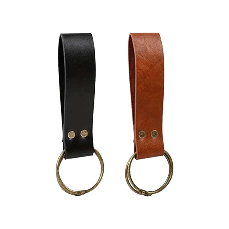 KAKAVY Vintage Leather Utility Belt Bag - Multi-Pocket Waist Pack detail image 8
