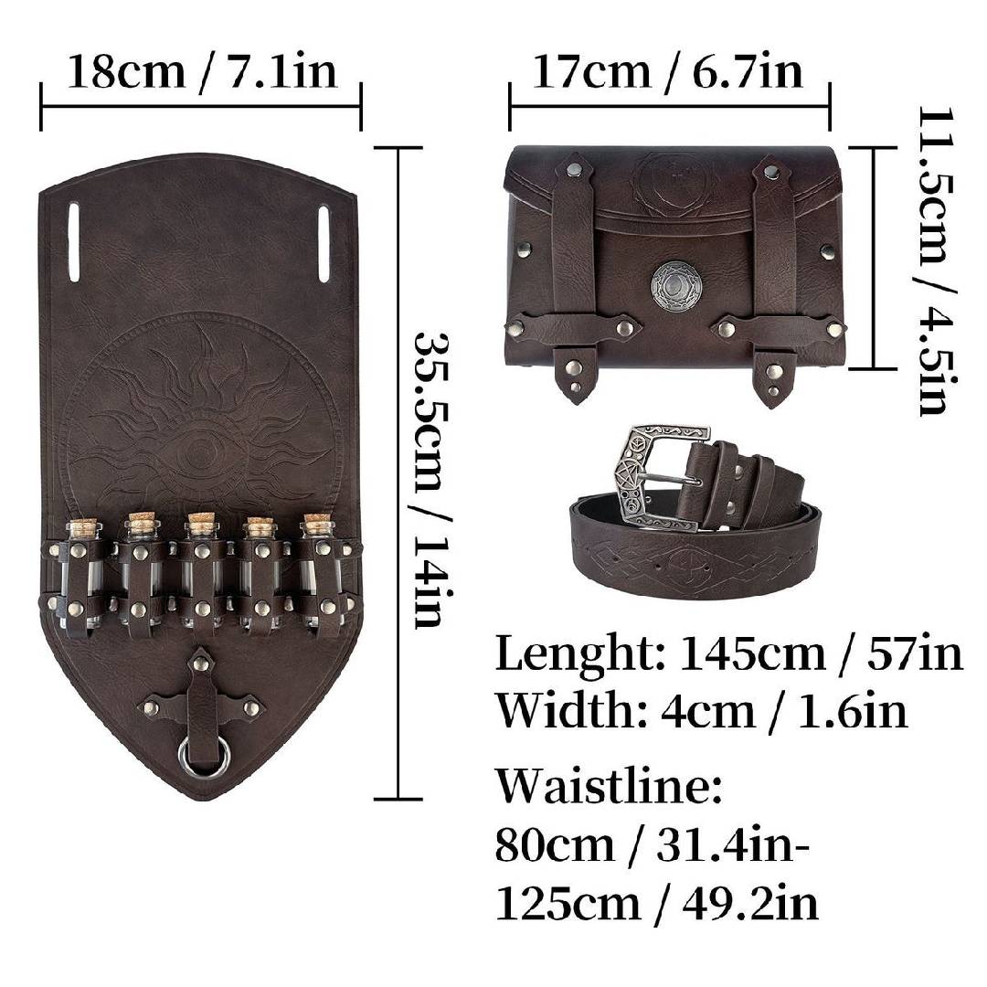 KAKAVY Vintage PU Leather Belt - Durable & Stylish Everyday Wear detail image 13