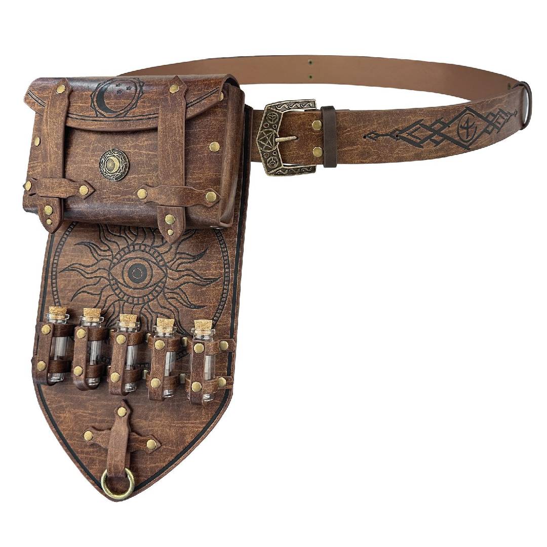 KAKAVY Vintage PU Leather Belt - Durable & Stylish Everyday Wear detail image 2