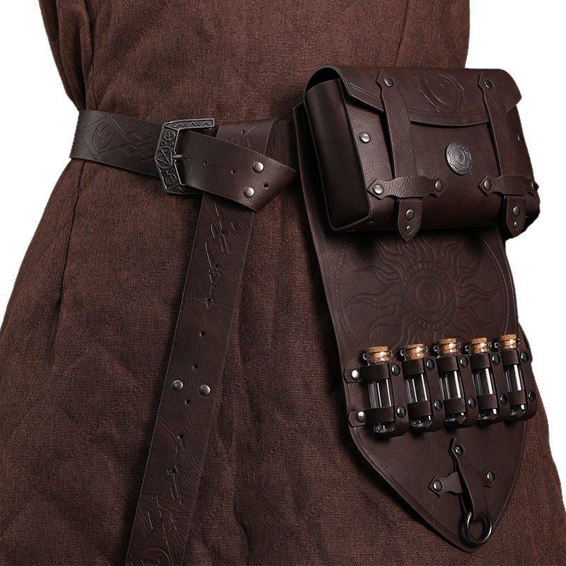 KAKAVY Vintage PU Leather Belt - Durable & Stylish Everyday Wear detail image 16