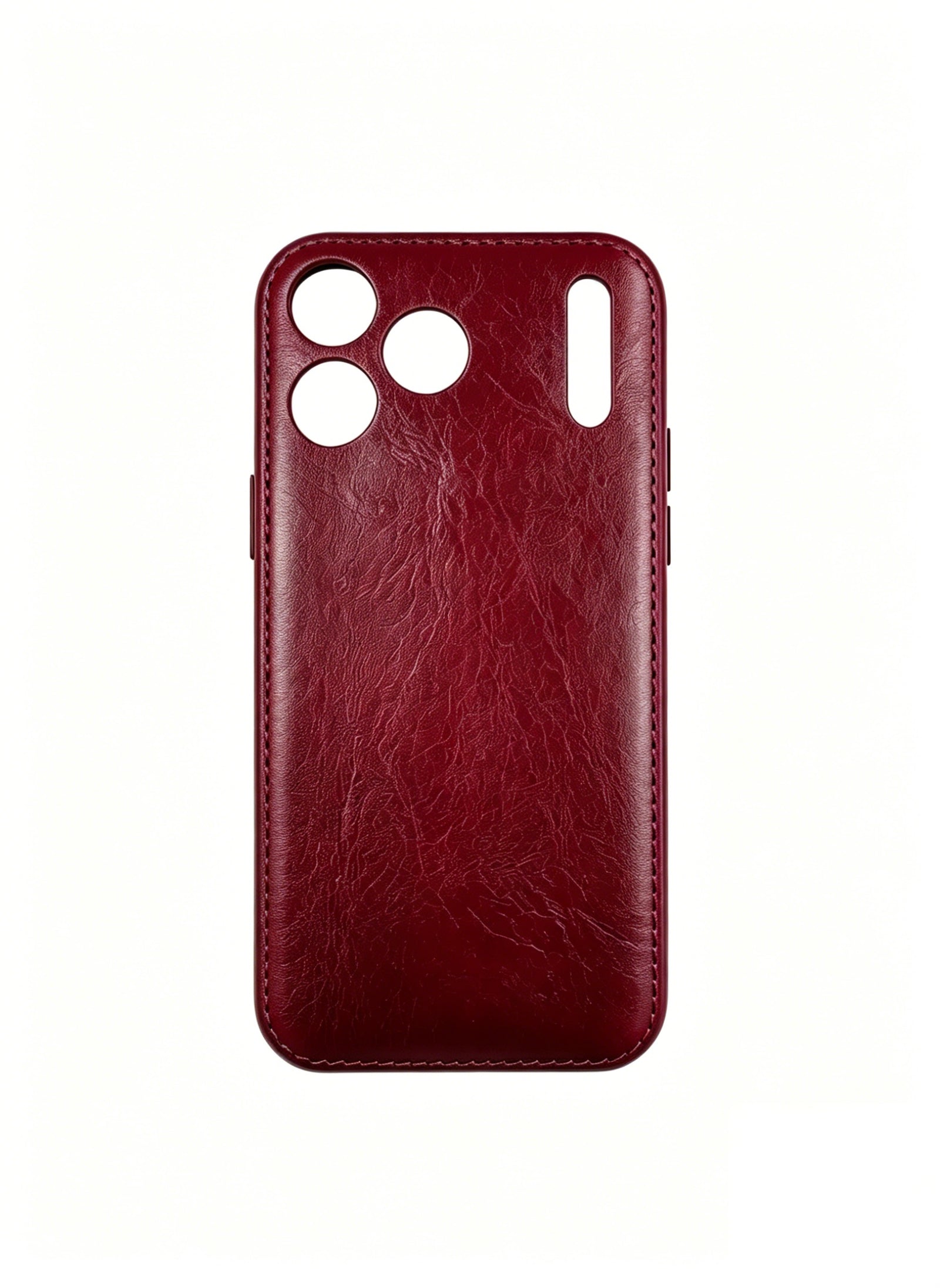 Kakavy Handcrafted Vegetable-Tanned Leather iPhone Case - Vintage Patina Edition detail image 3