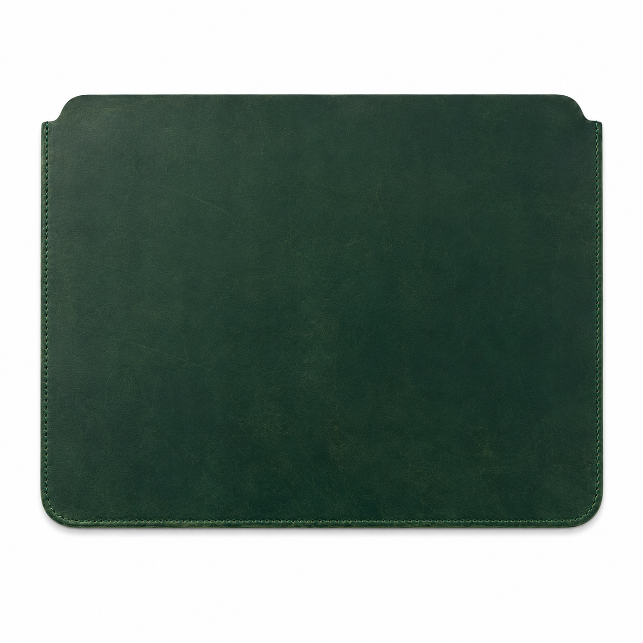 KAKAVY Premium Leather iPad and MacBook Sleeve in Green