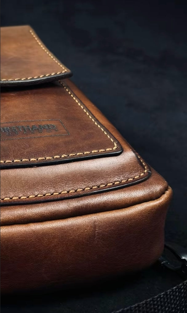 Vintage leather character
