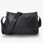 Top-Grain Leather Messenger Bag