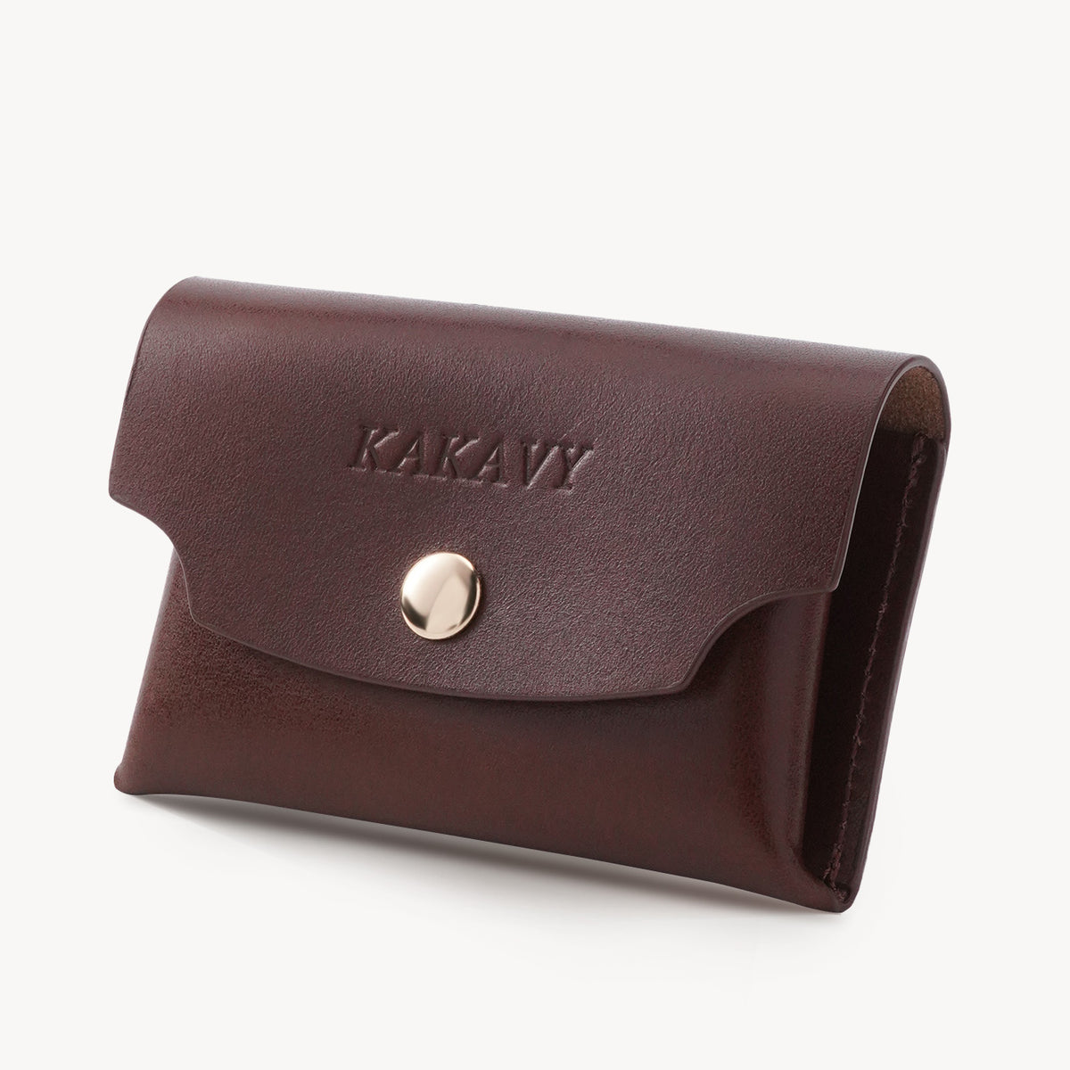 Handcrafted Full-Grain Leather Snap Wallet