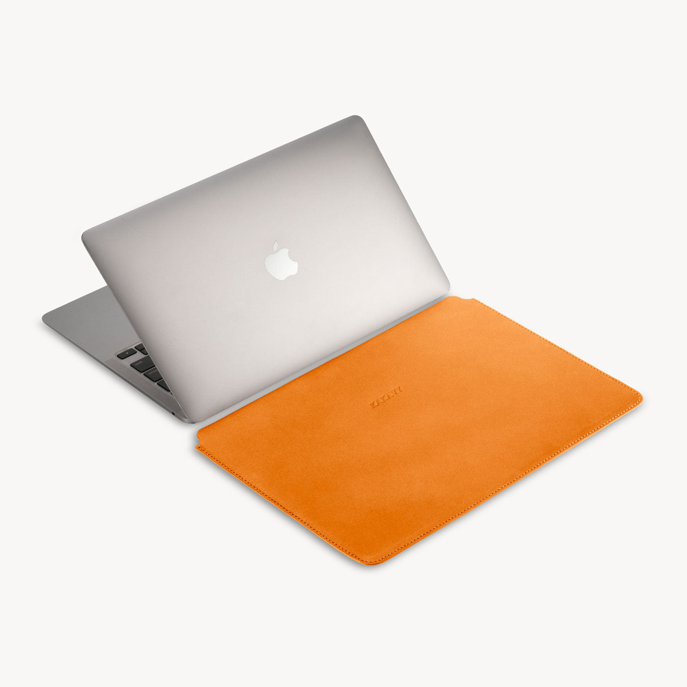 Husă pentru laptop din piele naturală Honey Tan