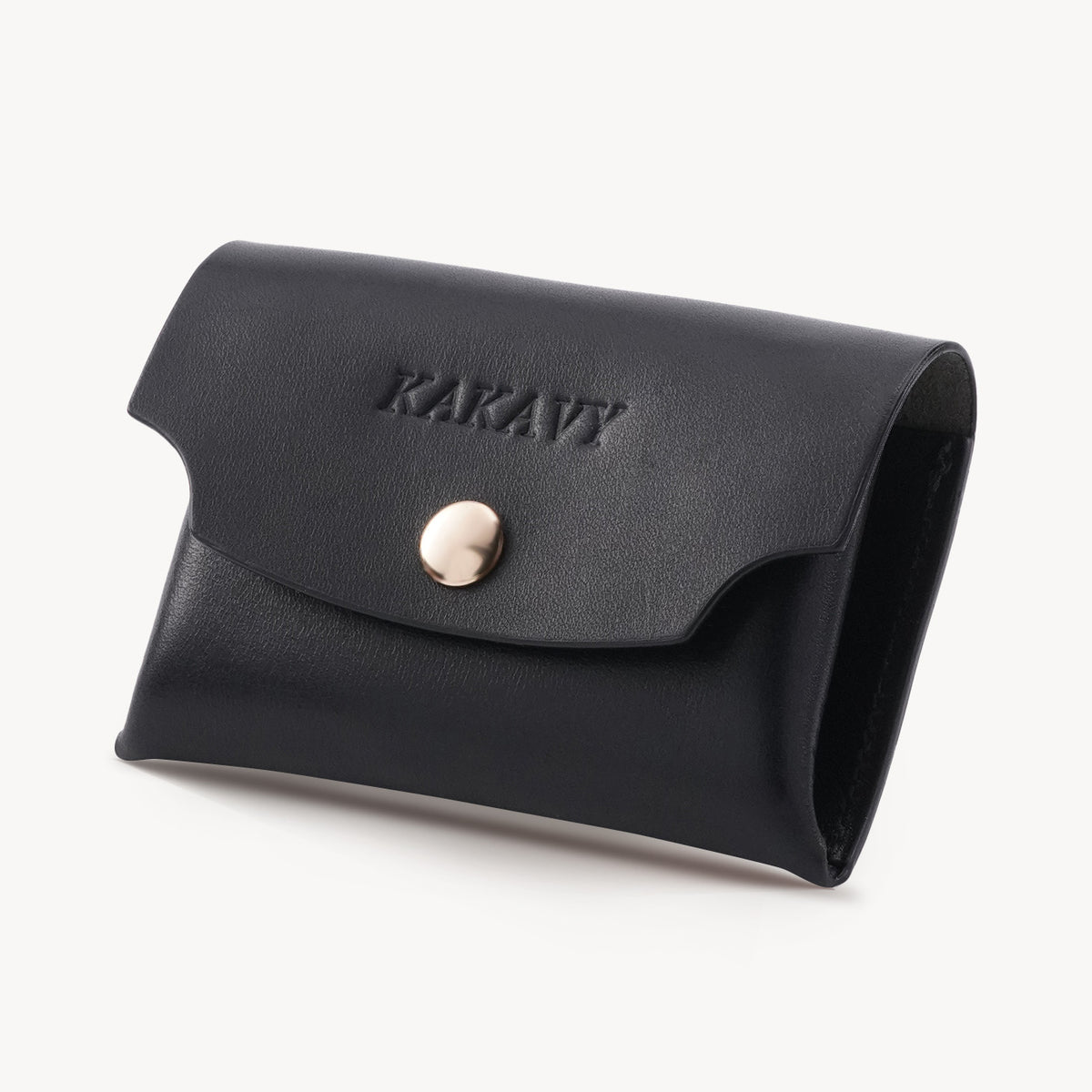 Handcrafted Full-Grain Leather Snap Wallet