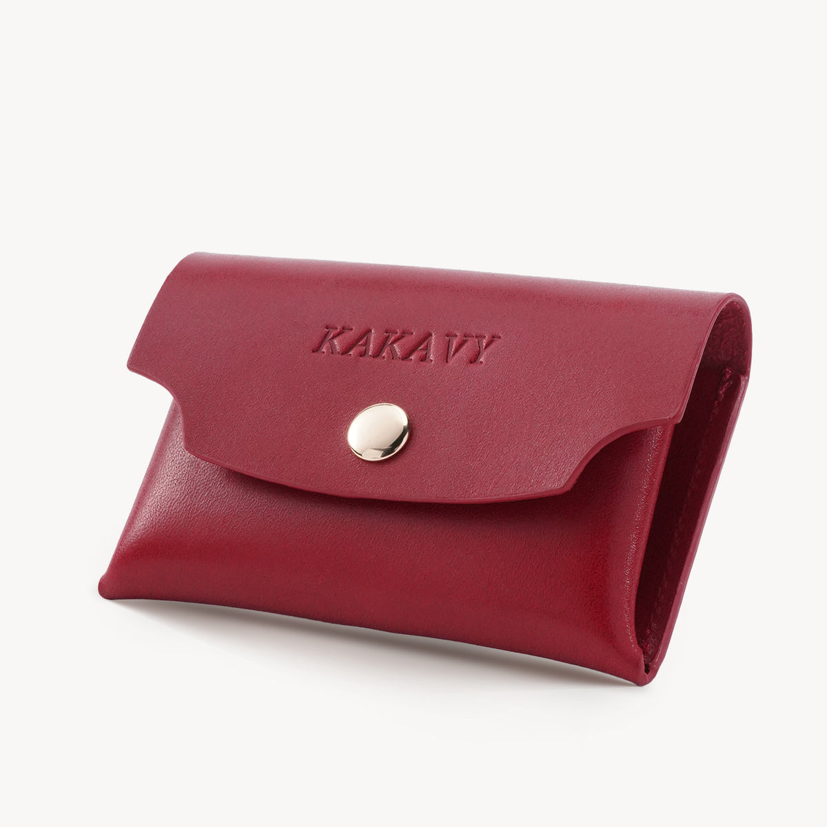 Handcrafted Full-Grain Leather Snap Wallet