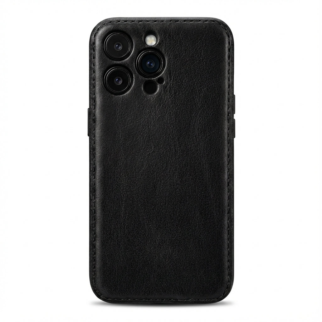 Kakavy Handcrafted Vegetable-Tanned Leather iPhone Case - Vintage Patina Edition detail image 10