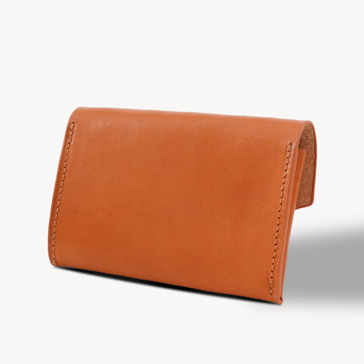 Handcrafted Full-Grain Leather Snap Wallet