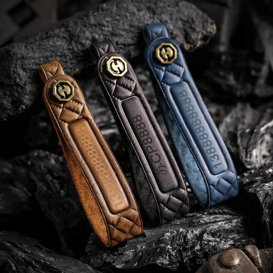 KAKAVY Top Grain Leather Mercedes Key Case detail image 5