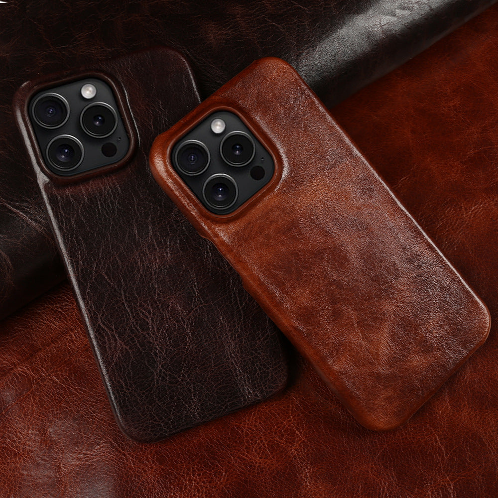 KAKAVY Genuine Leather iPhone Case detail image 6