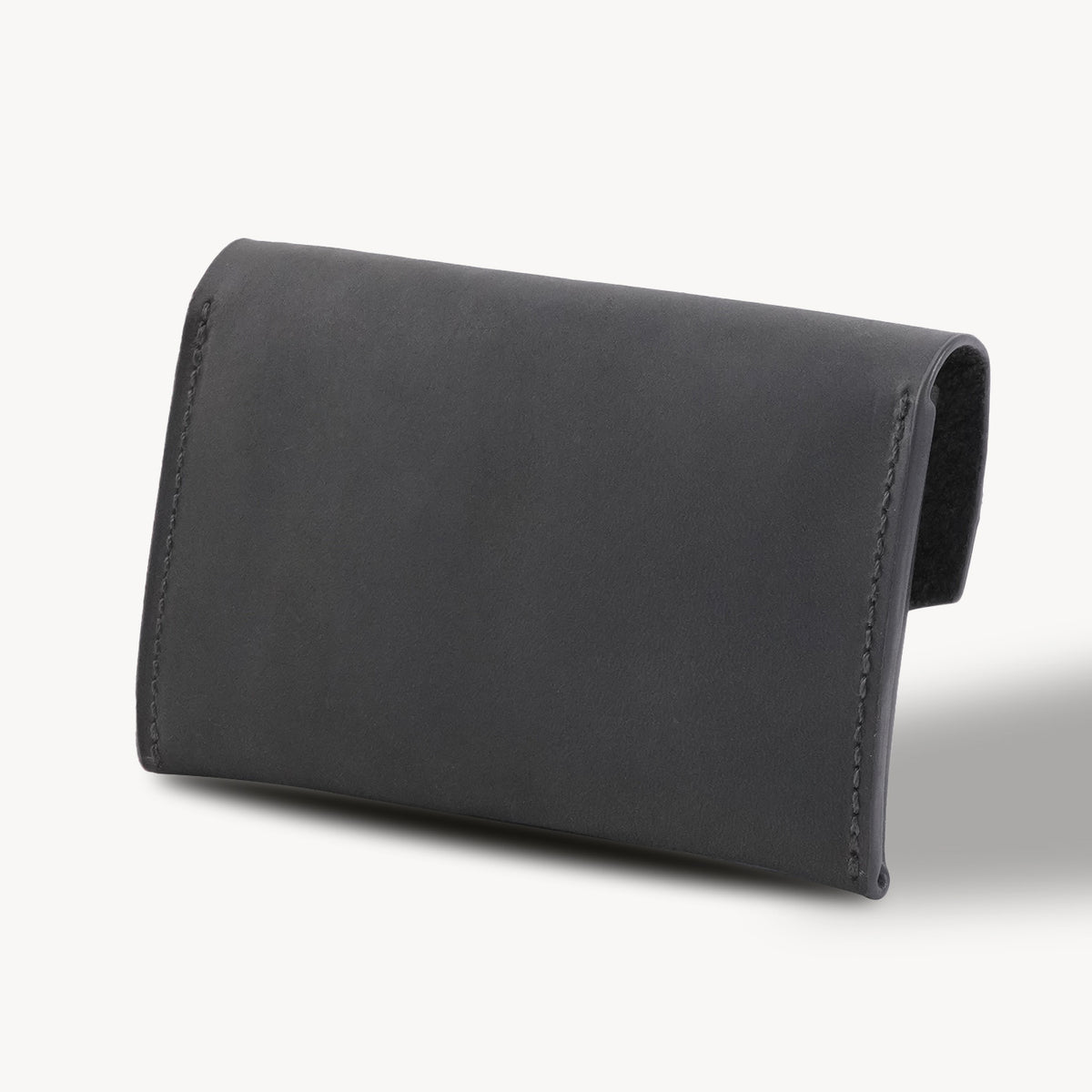 Handcrafted Full-Grain Leather Snap Wallet