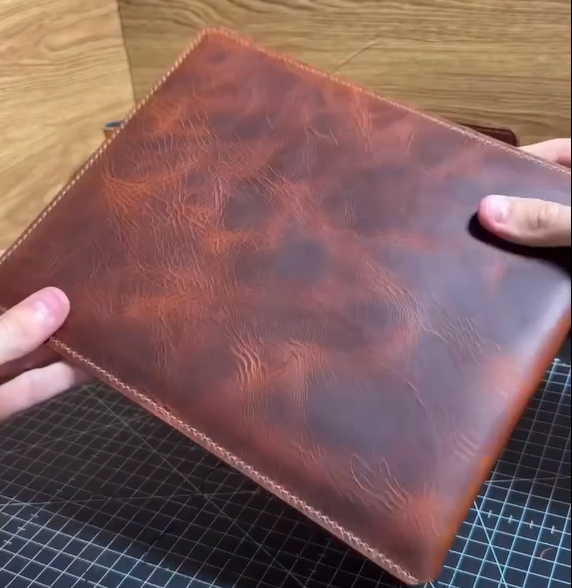KAKAVY Handcrafted Leather MacBook Sleeve detail image 3
