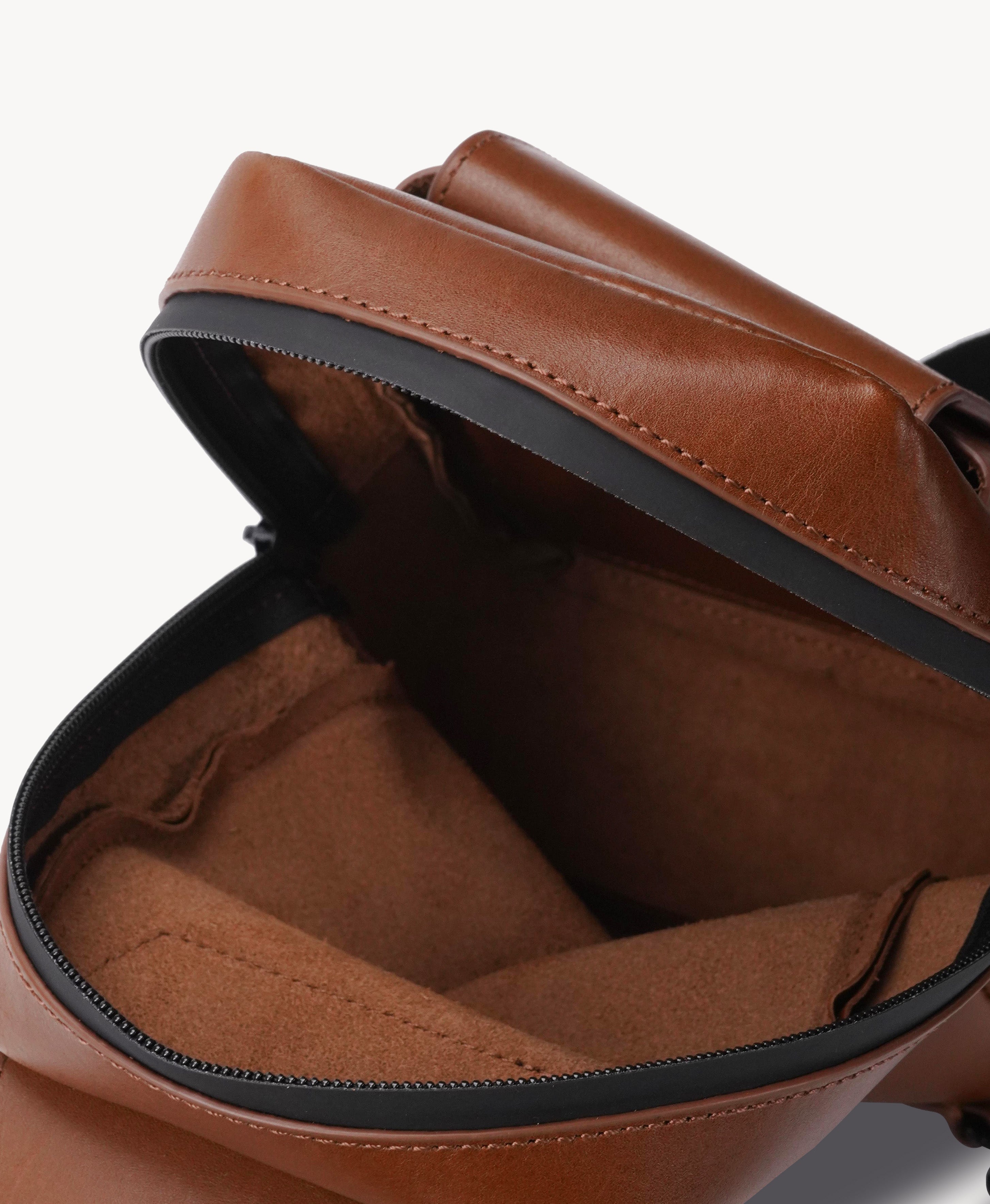 Bauletto da moto in pelle vintage americana