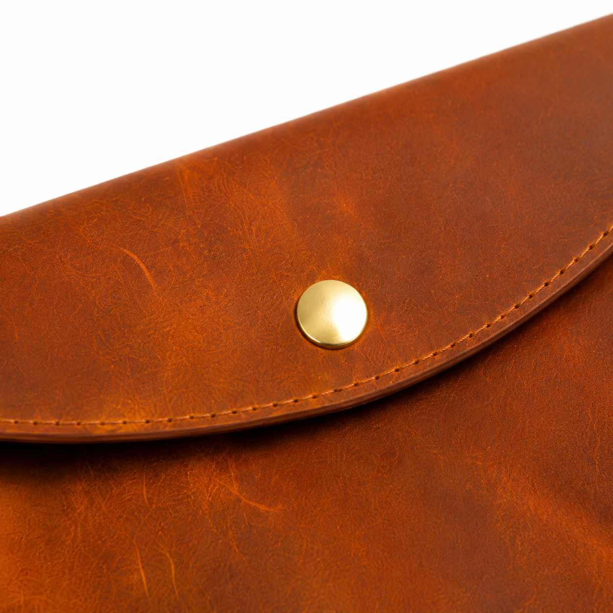KAKAVY Handcrafted Leather MacBook Sleeve (Fits 13-16 inch laptops) leather laptop sleeve detail photo 5