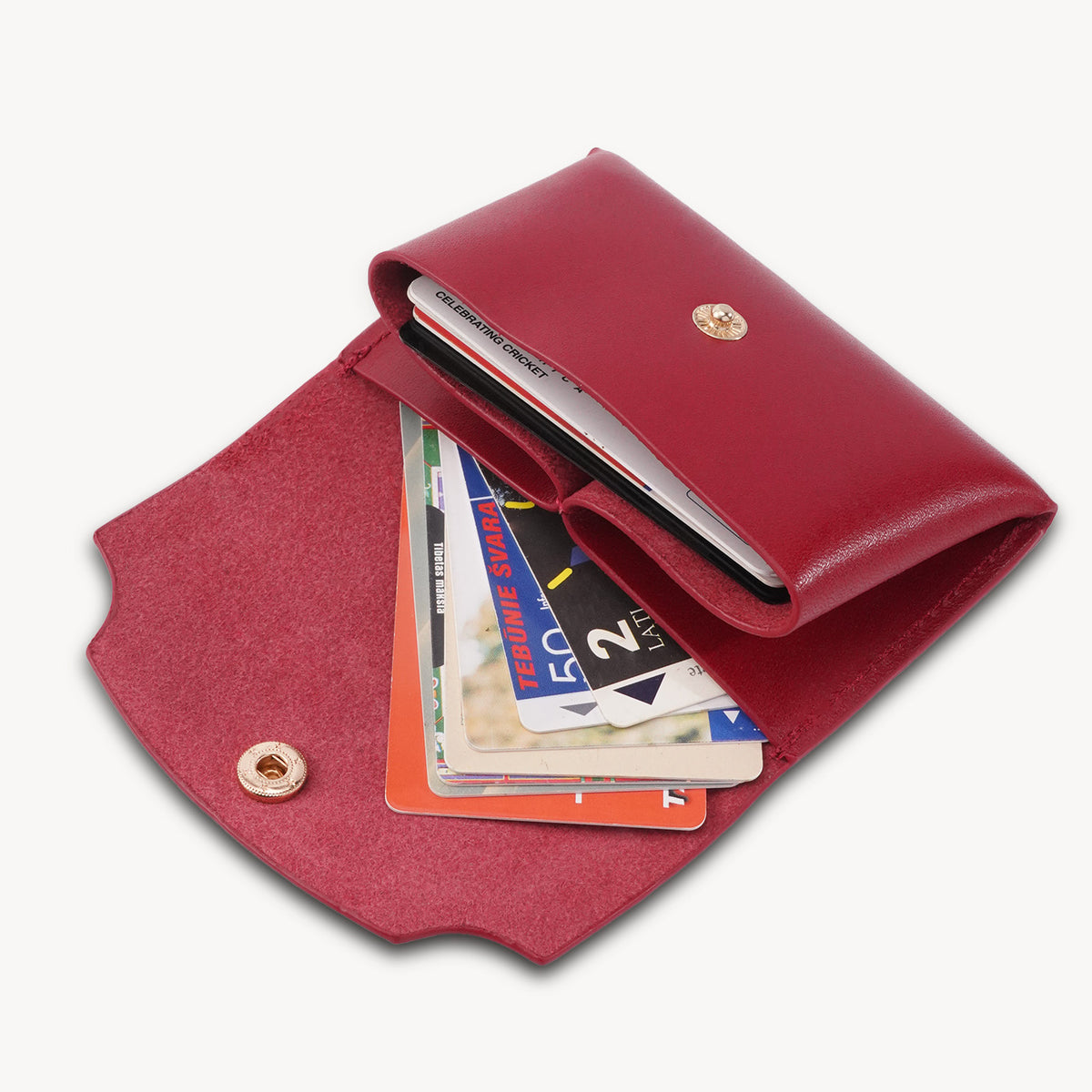 Handcrafted Full-Grain Leather Snap Wallet