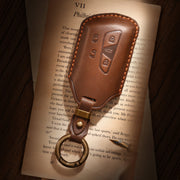 Top Grain Leather Volkswagen key Case