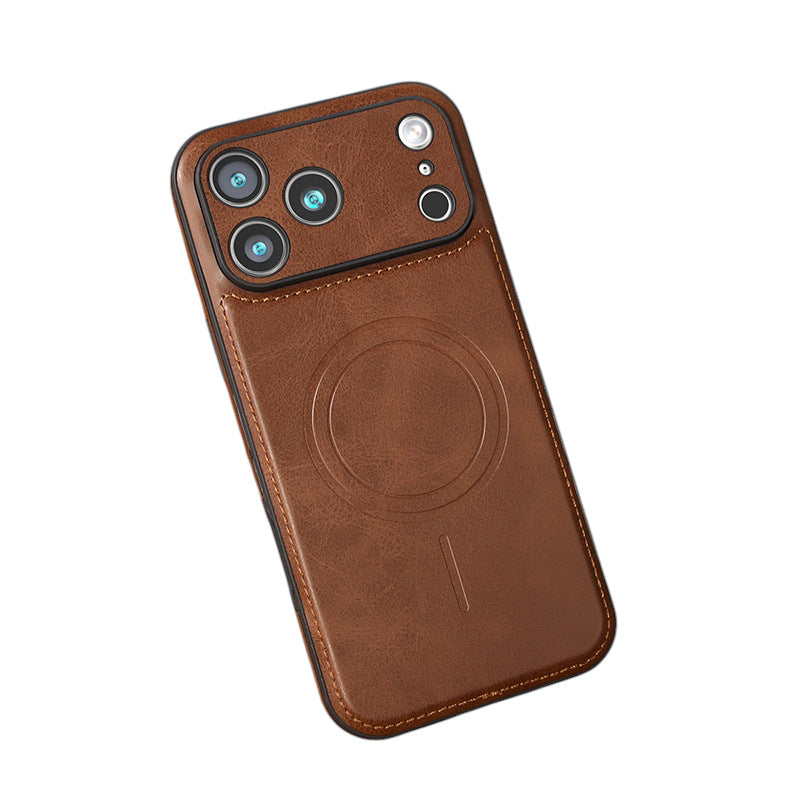 Kakavy High-Quality Imitation Leather MagSafe Case