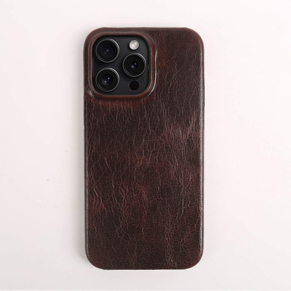 KAKAVY Genuine Leather iPhone Case detail image 2