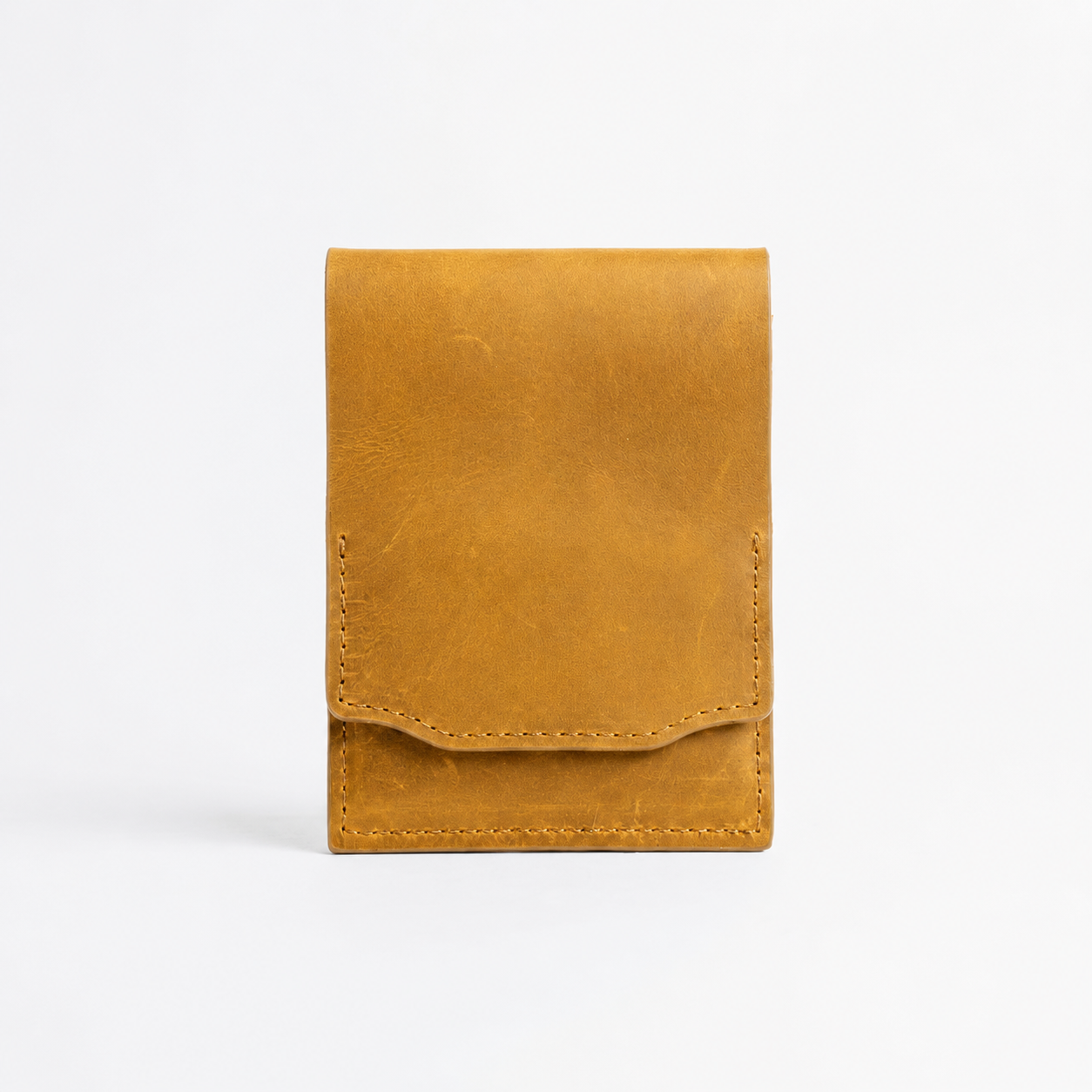 Kakavy full-grain leather snap wallet detail image 9