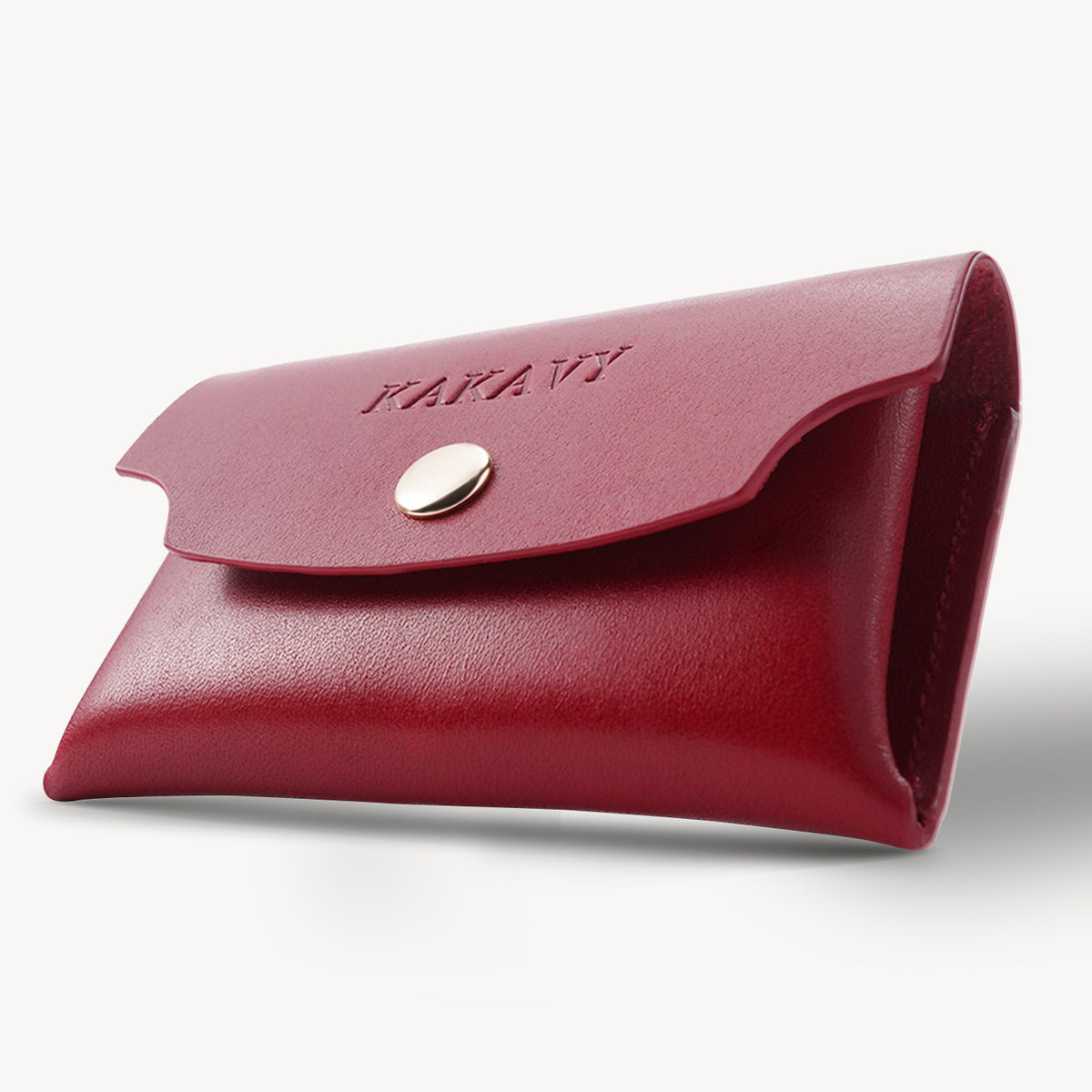 Handcrafted Full-Grain Leather Snap Wallet