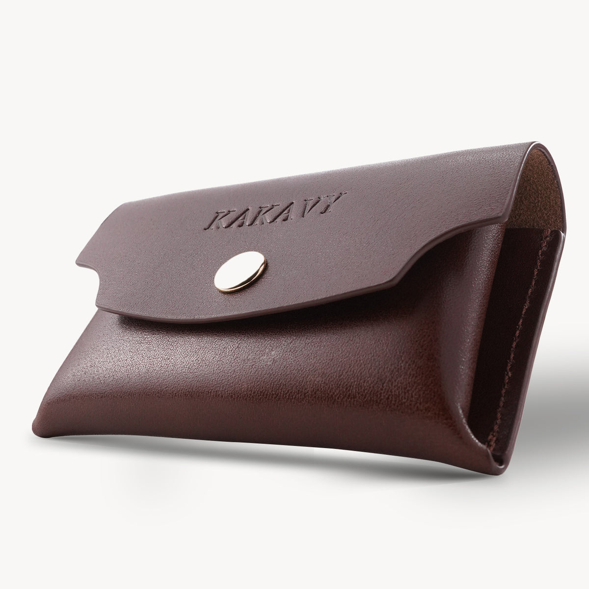 Handcrafted Full-Grain Leather Snap Wallet