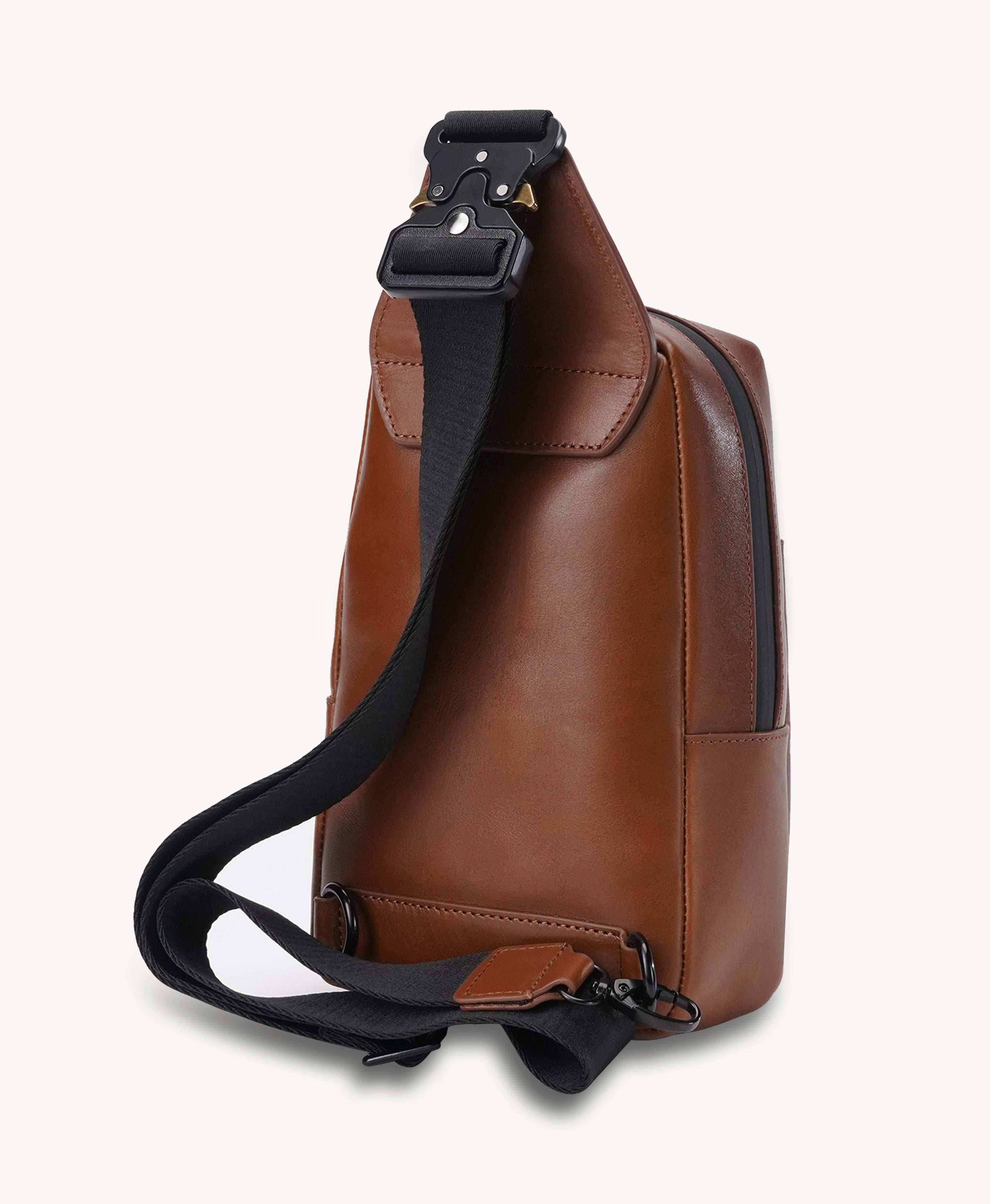 Bauletto da moto in pelle vintage americana