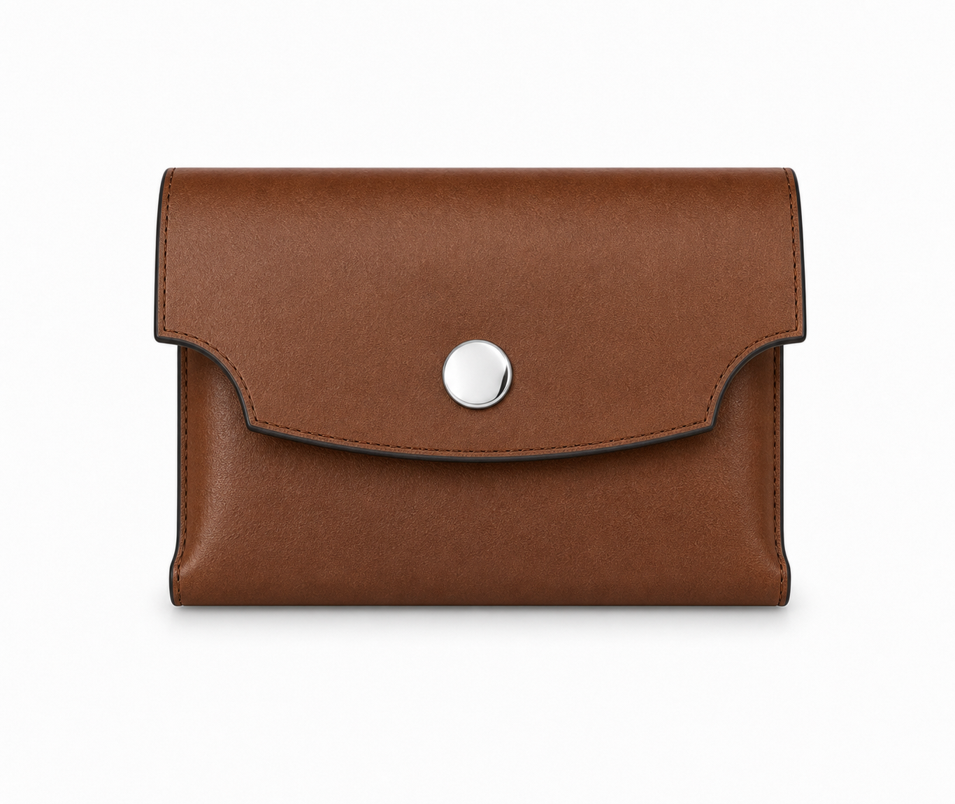 KAKAVY Handcrafted Full-Grain Leather Snap Wallet leather wallet detail photo 7