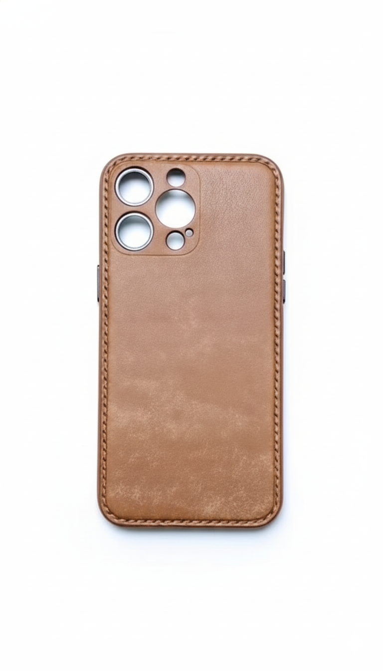 Kakavy Full-Grain Leather Unibody iPhone Case - The Art of Pure Leather Craft product image