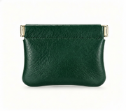 KAKAVY Handcrafted Leather Spring-Top Coin Purse leather wallet main product photo