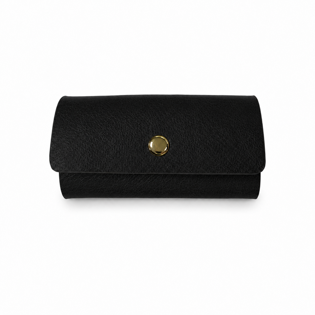 KAKAVY Handcrafted Vintage Leather Key Holder with Brass Hooks leather key case detail photo 4