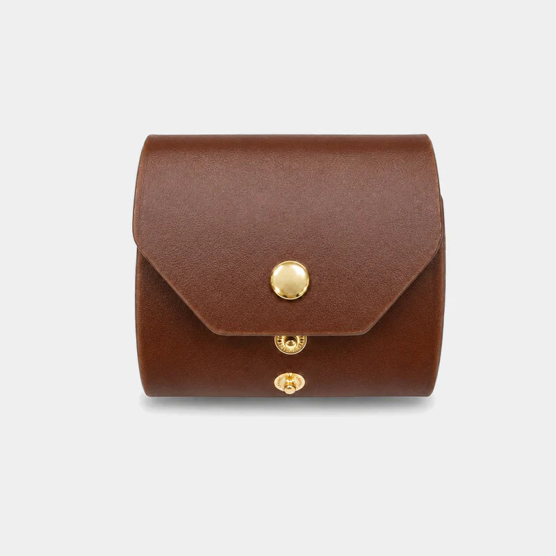 Handcrafted Leather Cash Wrap Wallet - Slim, Minimal, Essential