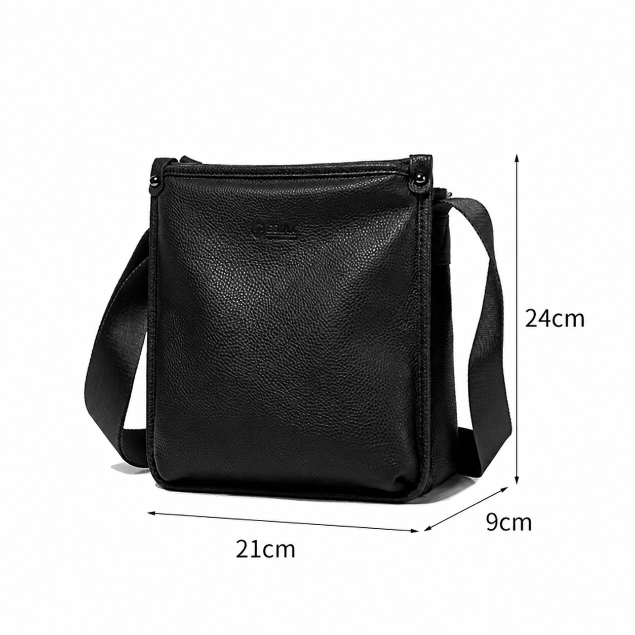 Bolso mensajero de cuero de primera calidad