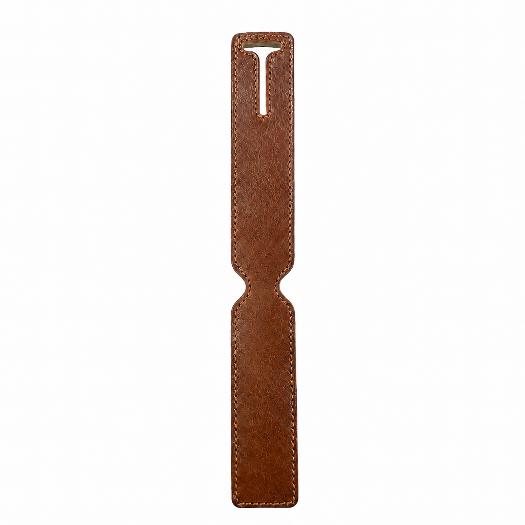 KAKAVY Handcrafted Leather Luggage Tag leather accessory detail photo 5