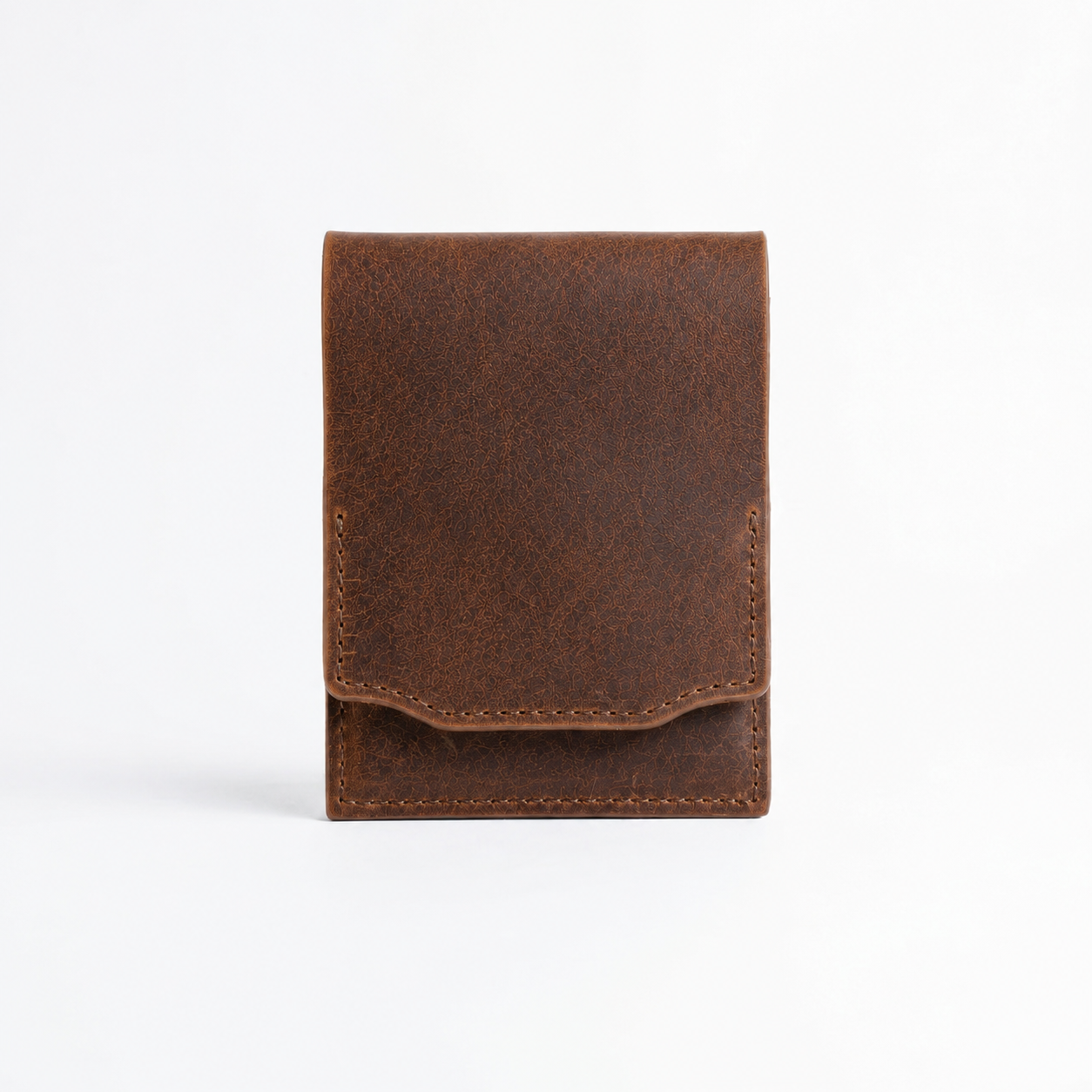 Kakavy full-grain leather snap wallet detail image 6