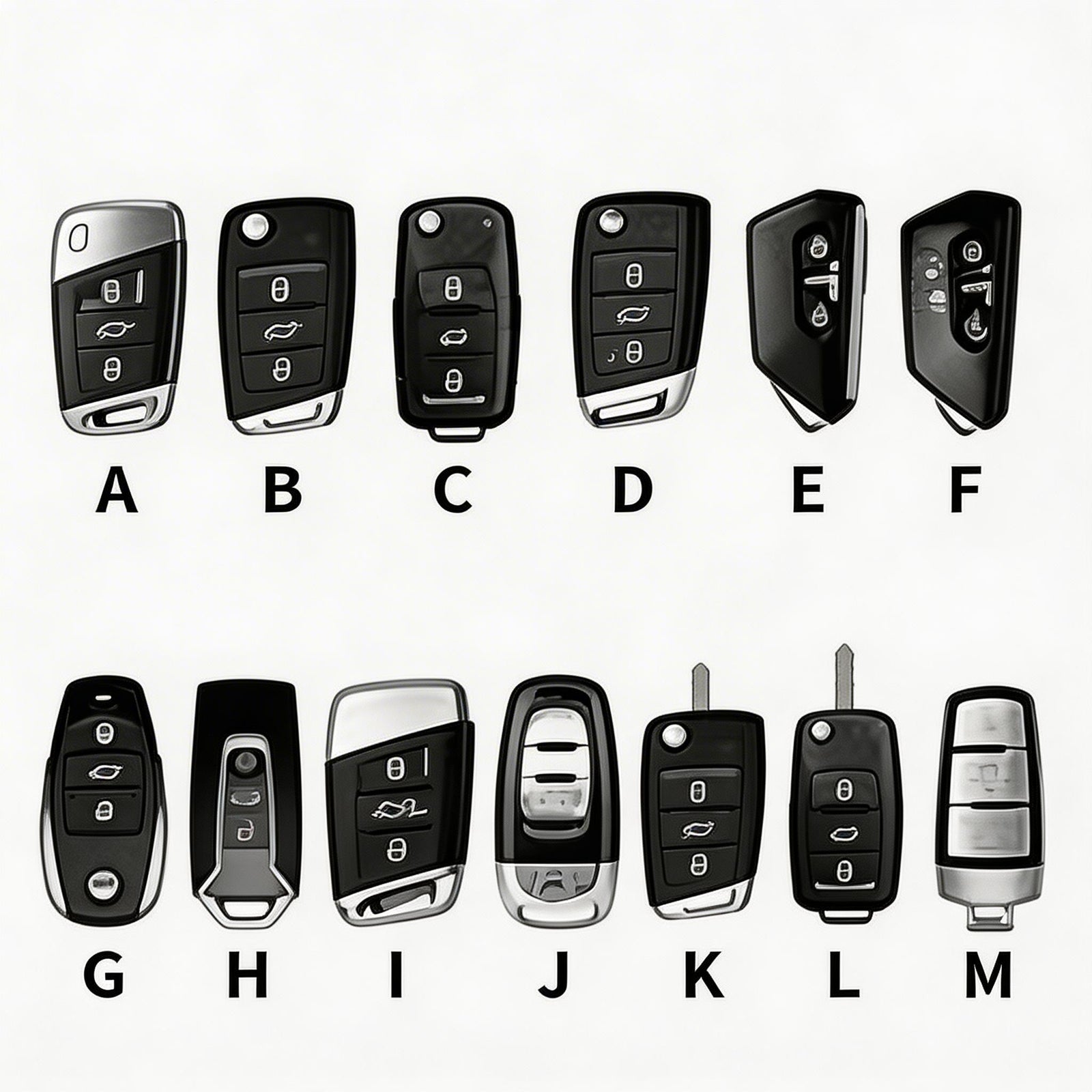 KAKAVY Top Grain Leather Volkswagen key Case detail image 2