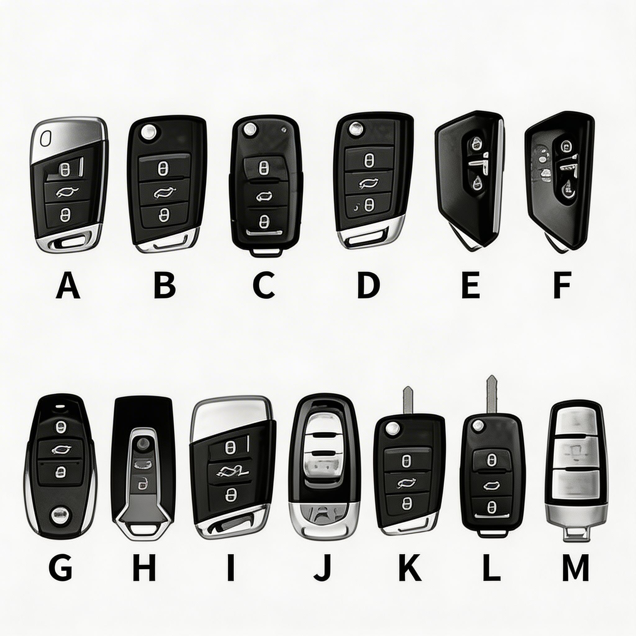 Top Grain Leather Volkswagen key Case