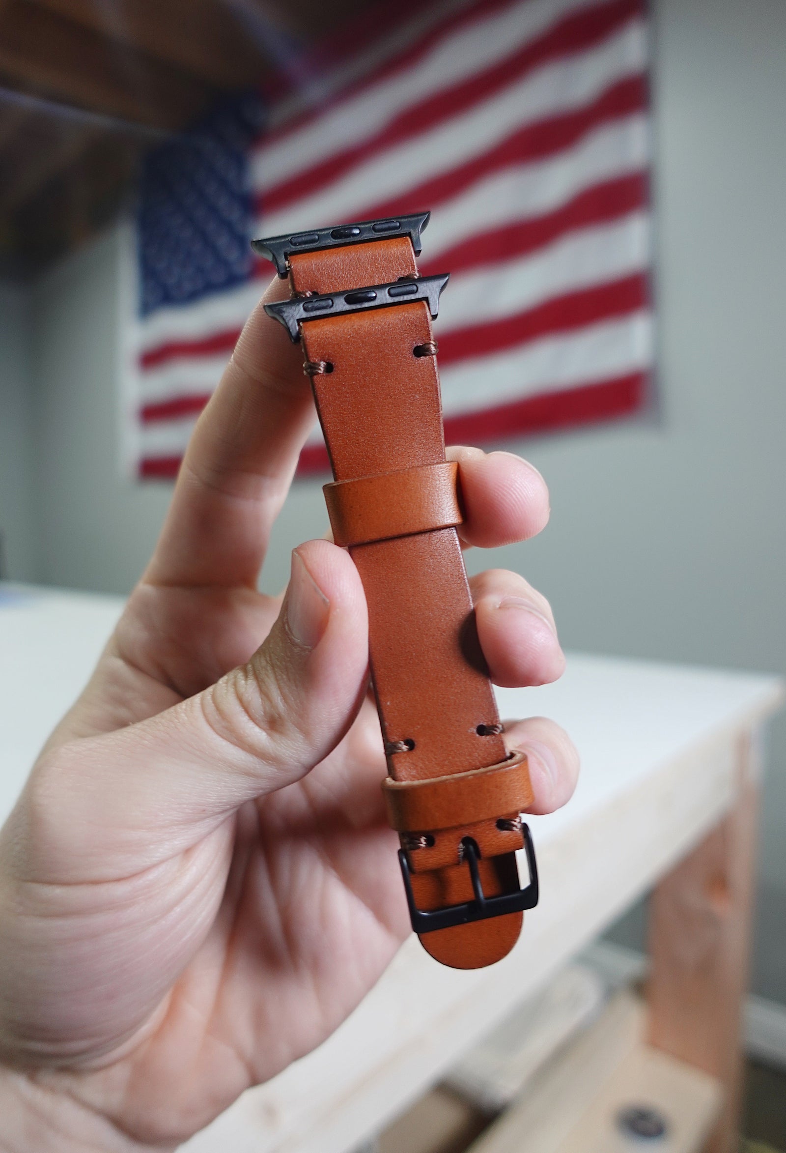 KAKAVY Full-Grain Leather Watch Strap detail image 4