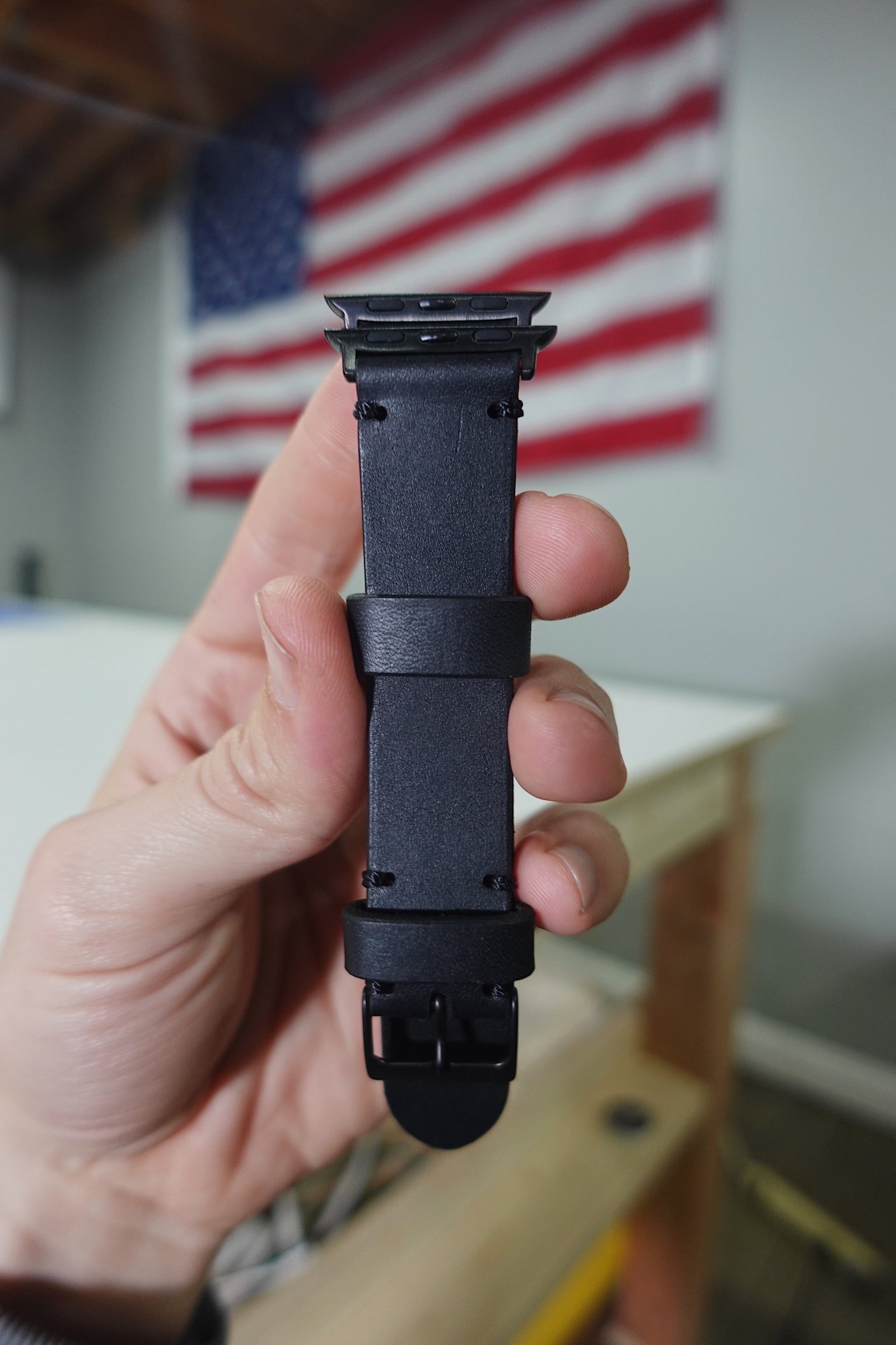 KAKAVY Full-Grain Leather Watch Strap detail image 5