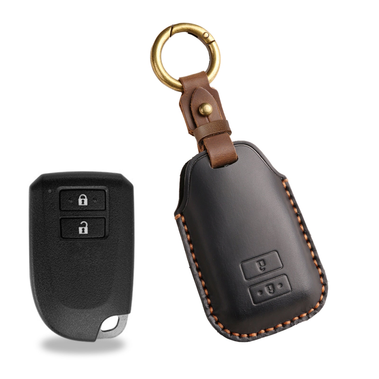 KAKAVY Top Grain Leather Toyota key Case detail image 16