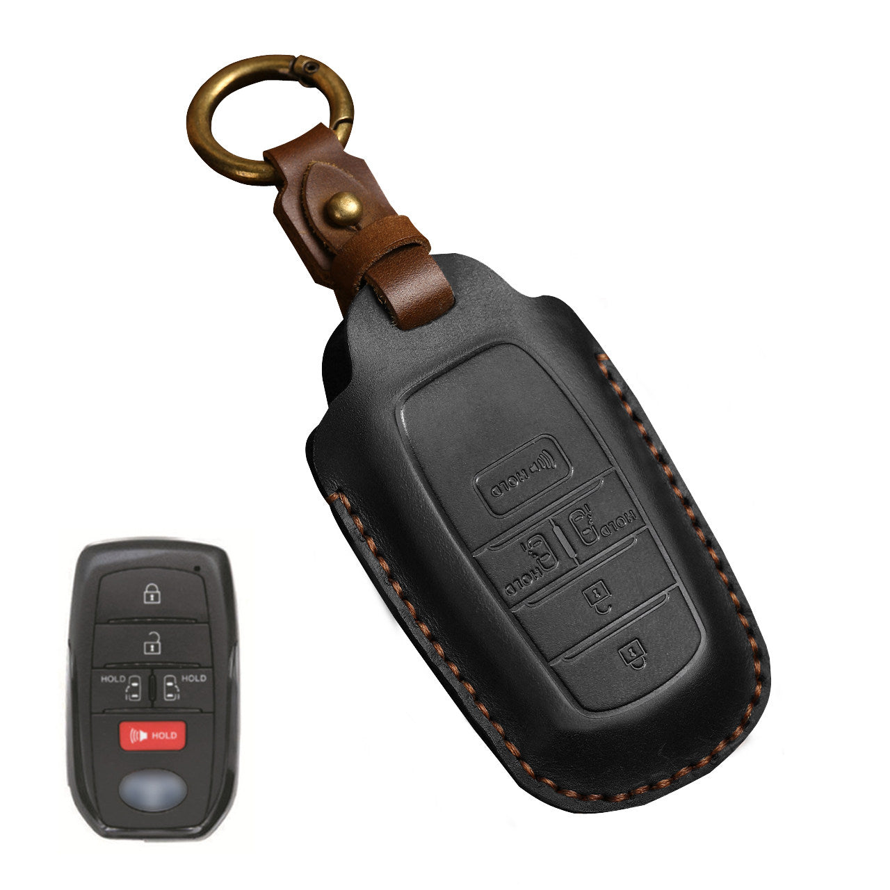KAKAVY Top Grain Leather Toyota key Case detail image 24