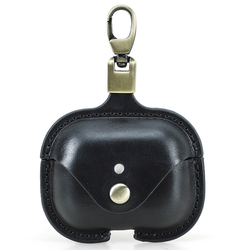 KAKAVY Handcrafted Full-Grain Leather Case for Airpods Pro 3 with Clip detail image 5